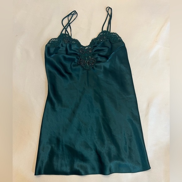 Victoria's Secret Other - VICTORIA’S SECRET Vintage 80’s Nightie Slip Dress, Size Medium.